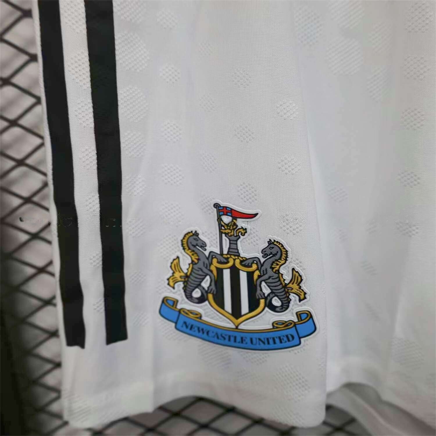 Newcastle United 25-26 Home White Shorts - Player Version - Unitedfutballjersey