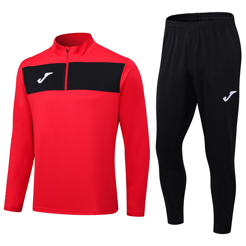 Roma 23-24 Long Sleeve Training Set -Red - Unitedfutballjersey