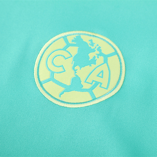 Club América 2025 Training Hoodie Set - Green Hoodie and Deep Blue Pants - Unitedfutballjersey