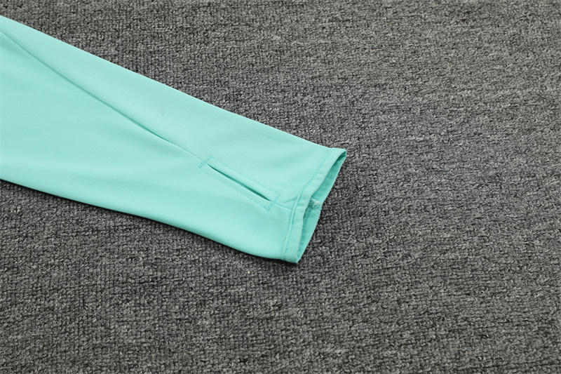 Real Madrid 24-25 Long Sleeve Training Set - Light Green - Unitedfutballjersey