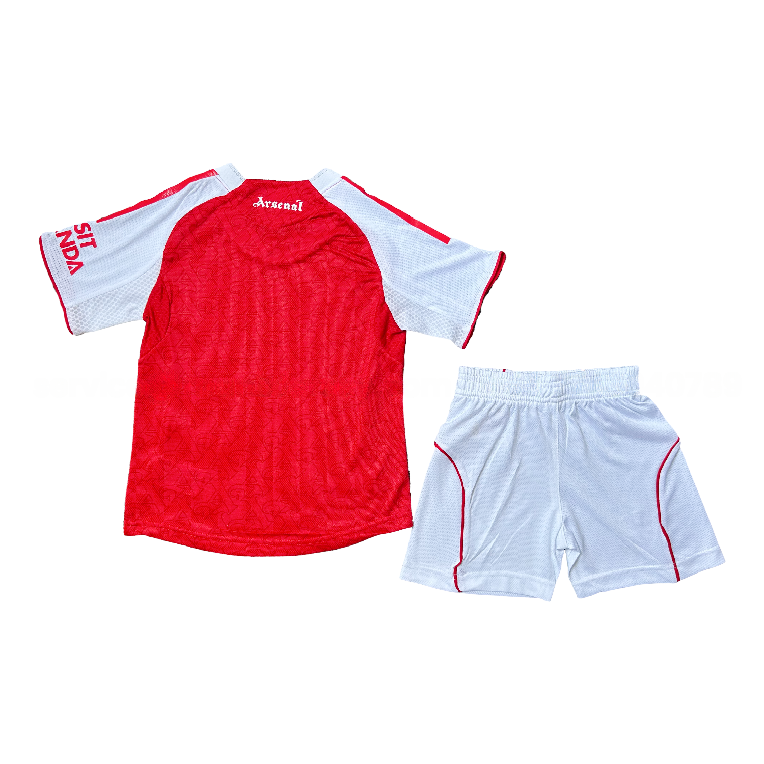 Arsenal 25-26 Home Kids Kit - Player Version - Unitedfutballjersey