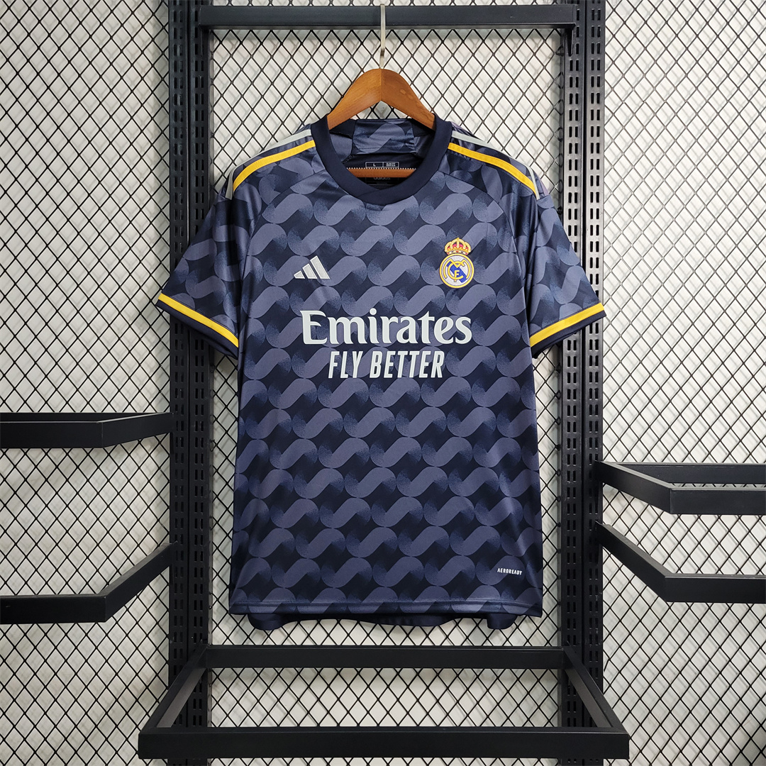 Real Madrid 23/24 Away Blue Jersey - Fans Version - Unitedfutballjersey