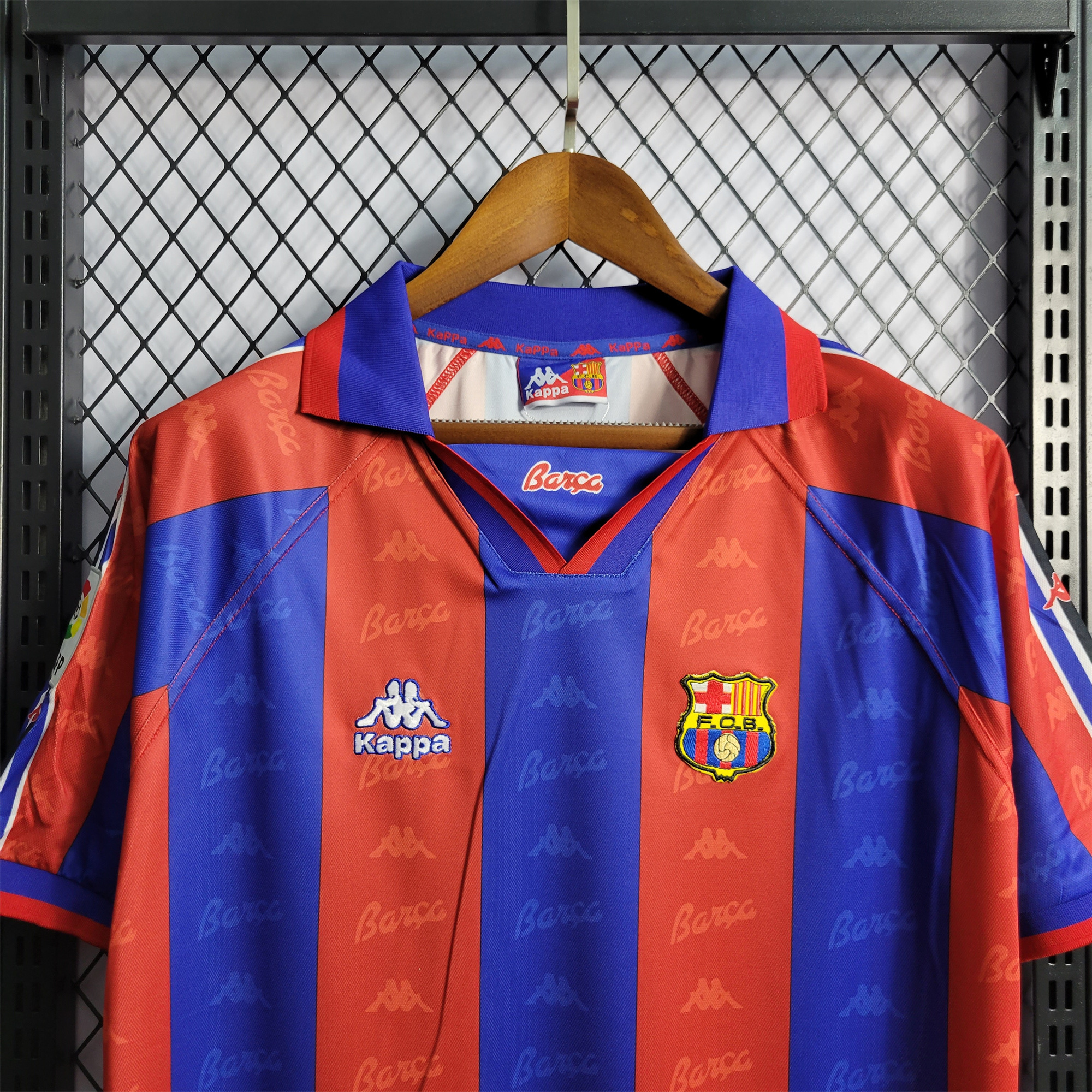 Retro Barcelona 96-97 Home Stadium Jersey - Unitedfutballjersey