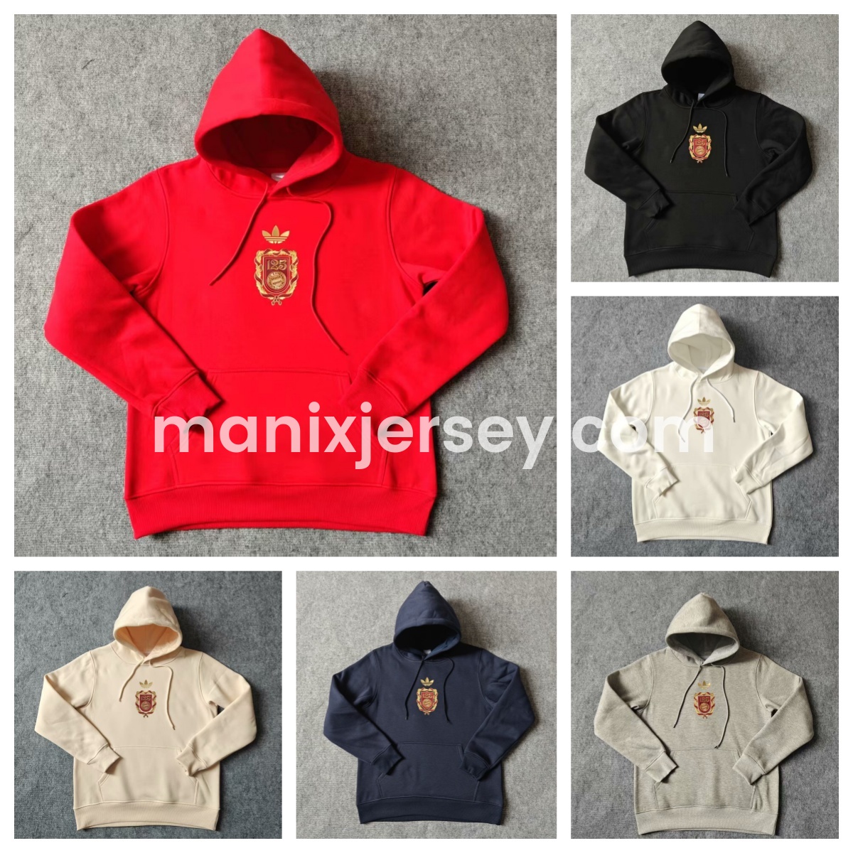 Bayern Munich 2025 125th Anniversary Unisex Pullover Hoodie - Unitedfutballjersey