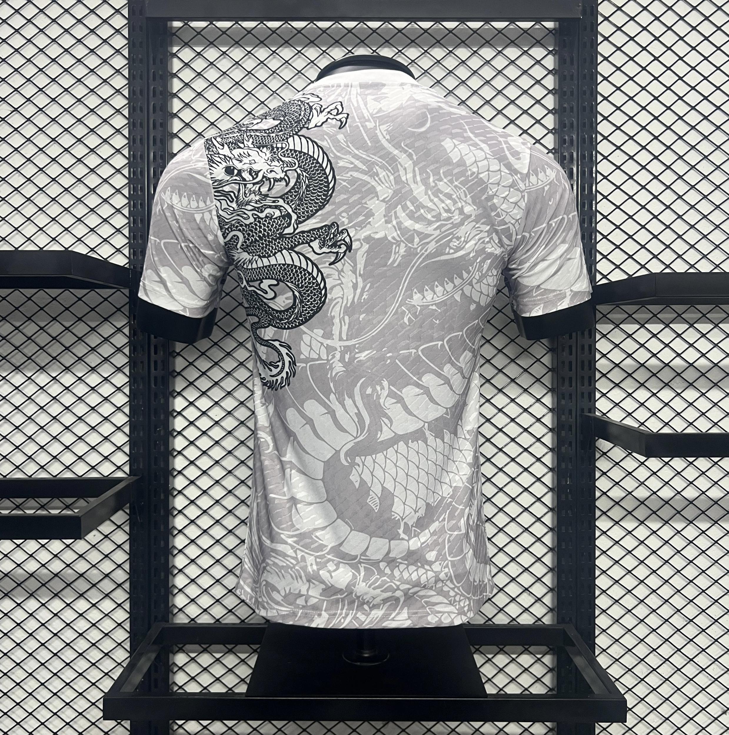 Real Madrid 24-25 Black Dragon Special Edition Gray Jersey - Player Version - Unitedfutballjersey