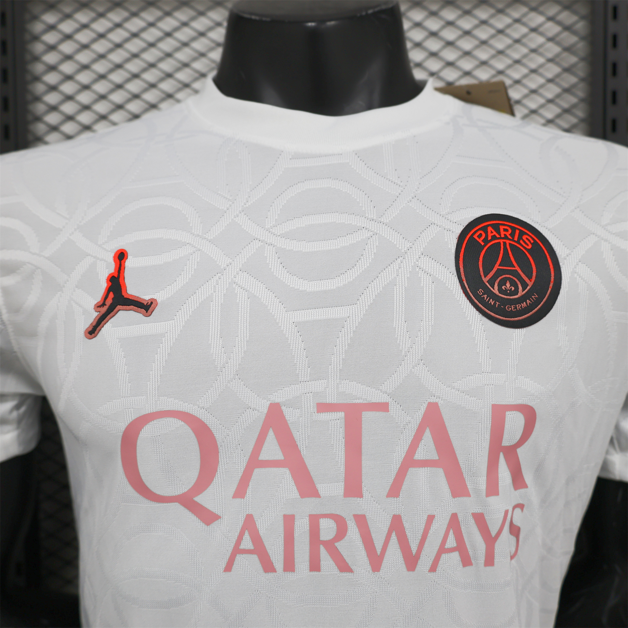 Paris Saint-Germain PSG X JD 24-25 Third Pre-Match White Jersey - Player Version - Unitedfutballjersey