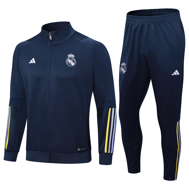 Real Madrid 23-24 Jacket Training Tracksuit - Royal Blue - Unitedfutballjersey