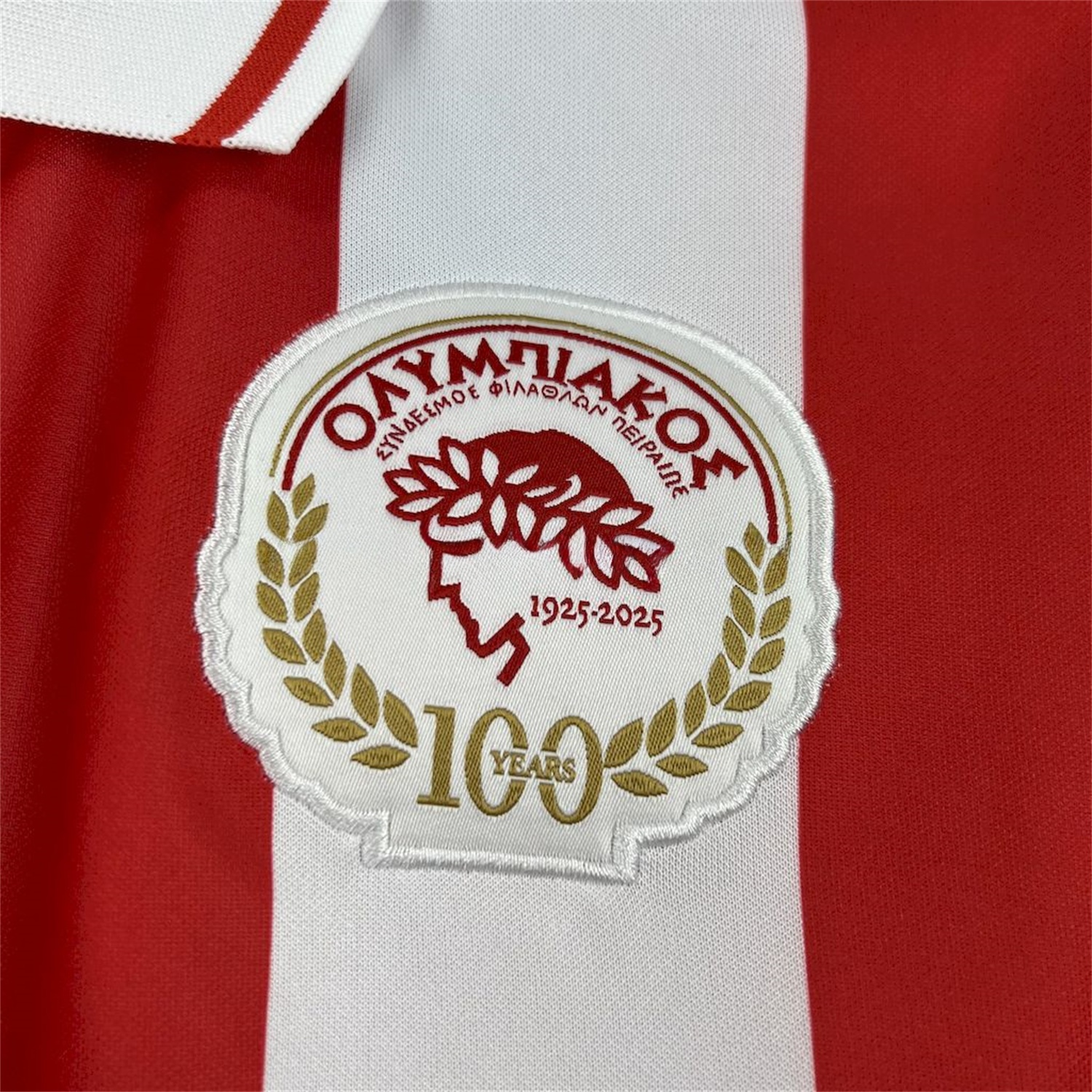 Olympiacos 2025 100 Years Anniversary Centenary Jersey - Fans Version - Unitedfutballjersey