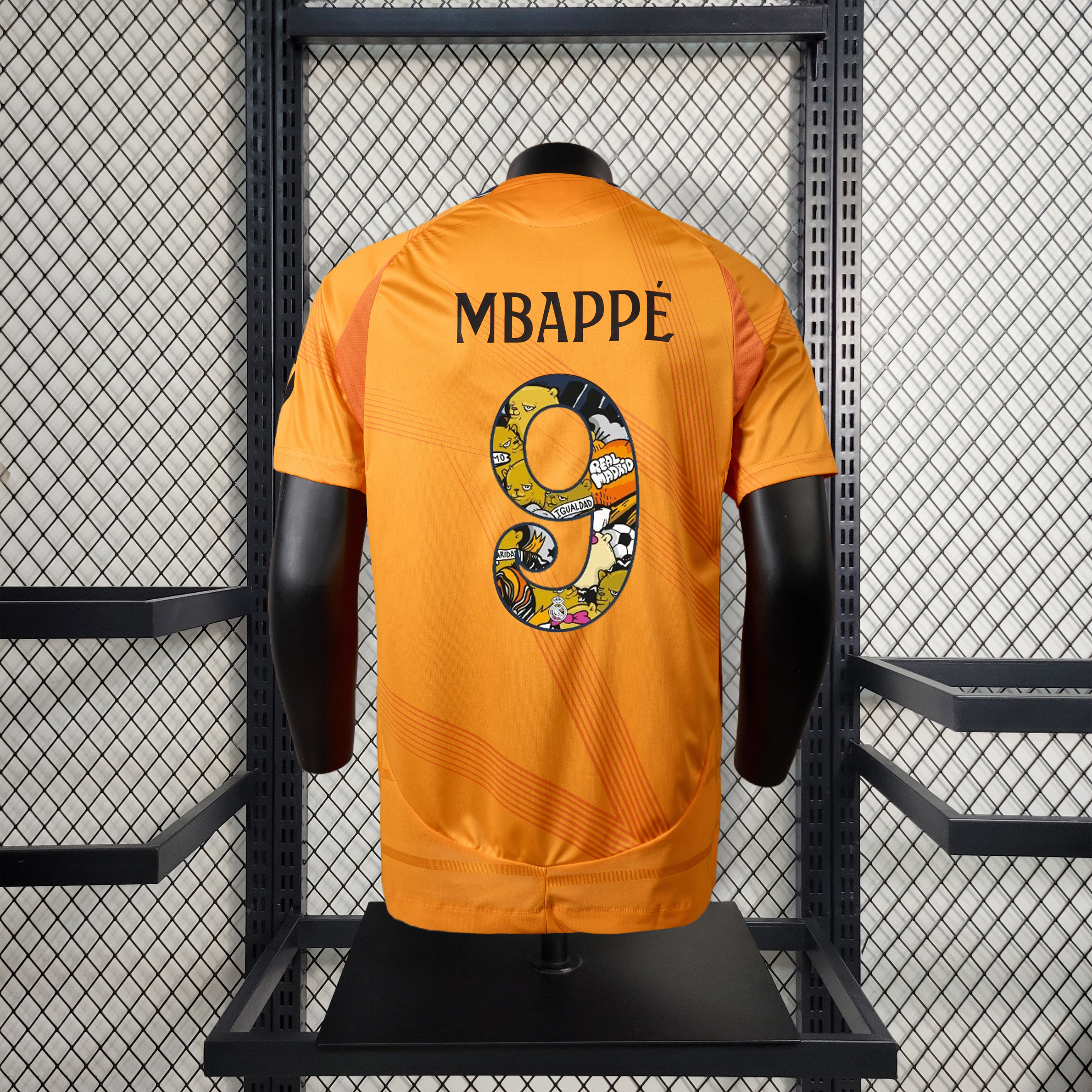 Real Madrid 24-25 Away Jersey with Bear Champ Font - Player Version - Unitedfutballjersey