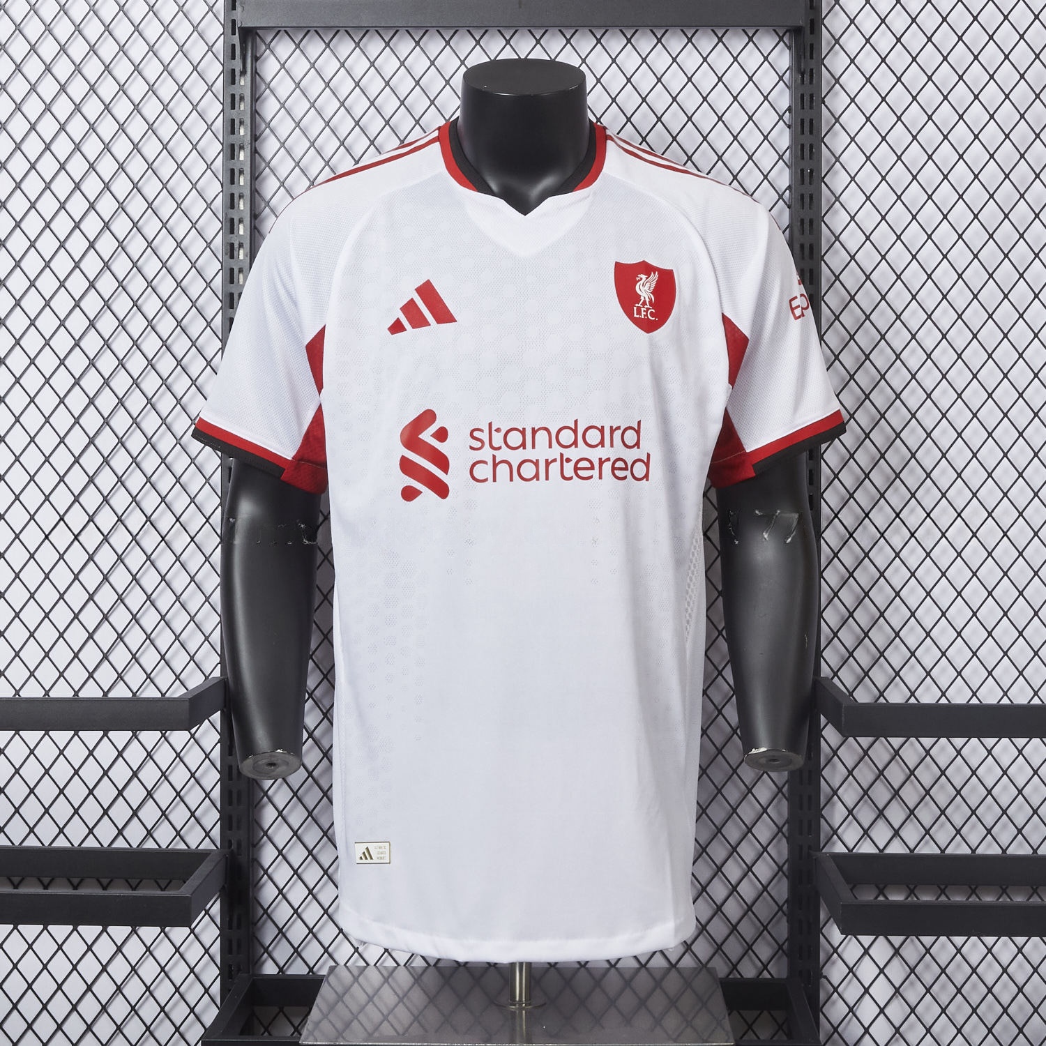 Liver.pool 25-26 Away White And Red Jersey - Player Version - Unitedfutballjersey
