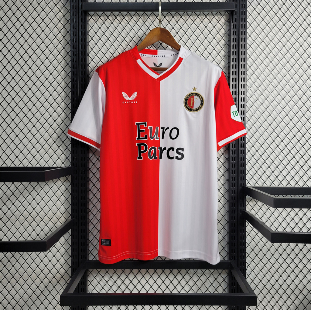 Feyenoord 23-24 Home Stadium Jersey - Fans Version - Unitedfutballjersey