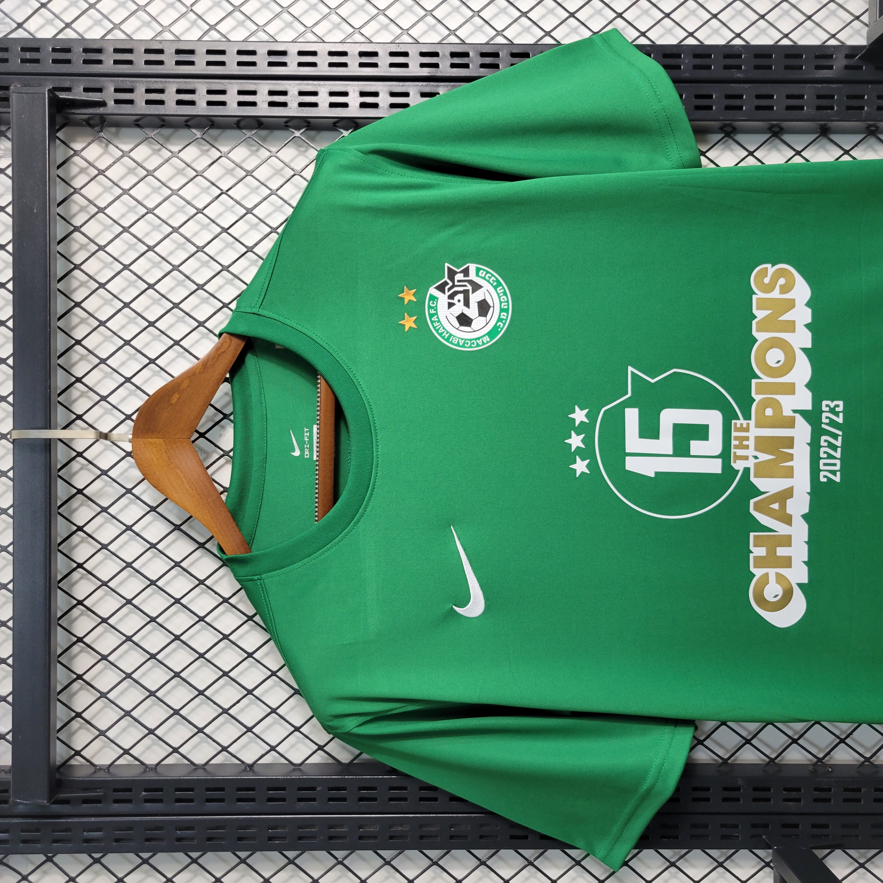 23-24 Maccabi Green Champions Jersey - Unitedfutballjersey