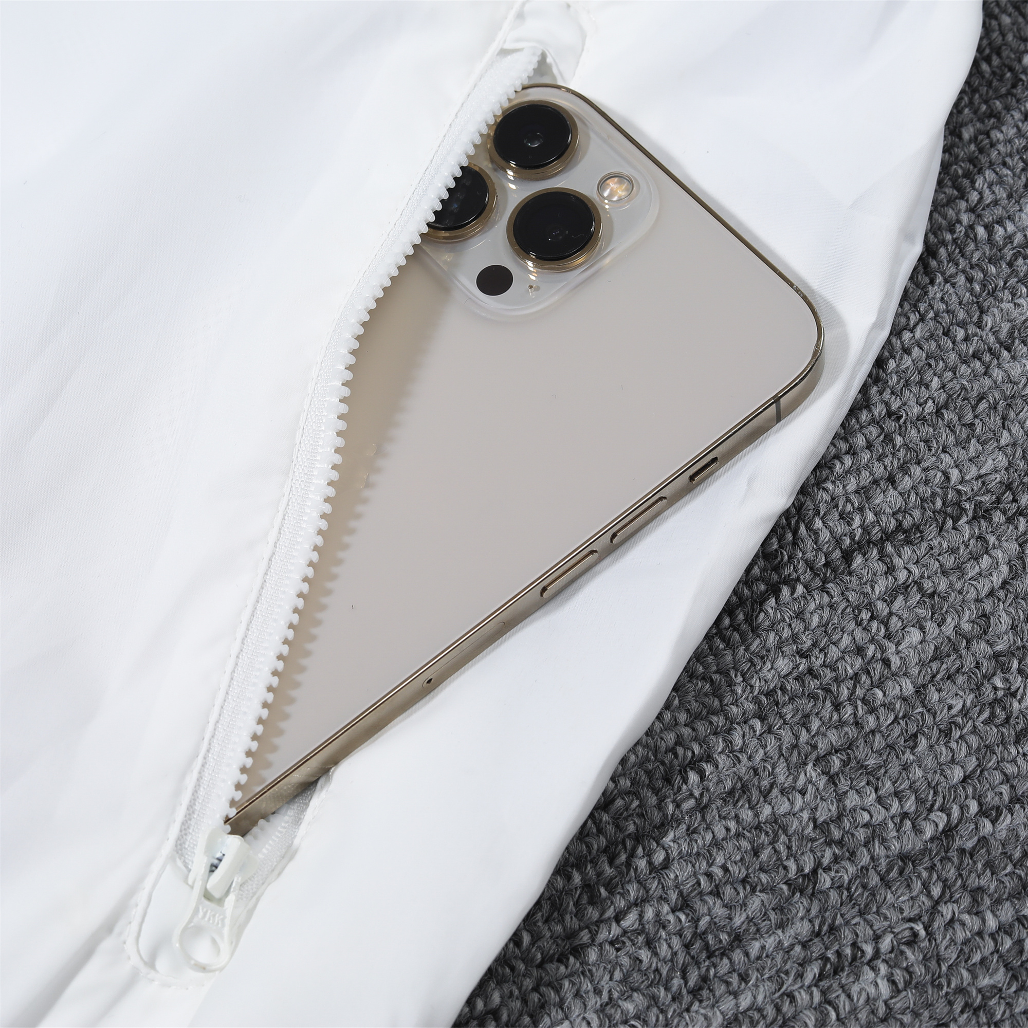 England 2024 National Team Anthem White Hooded Windbreaker - Player Version - Unitedfutballjersey