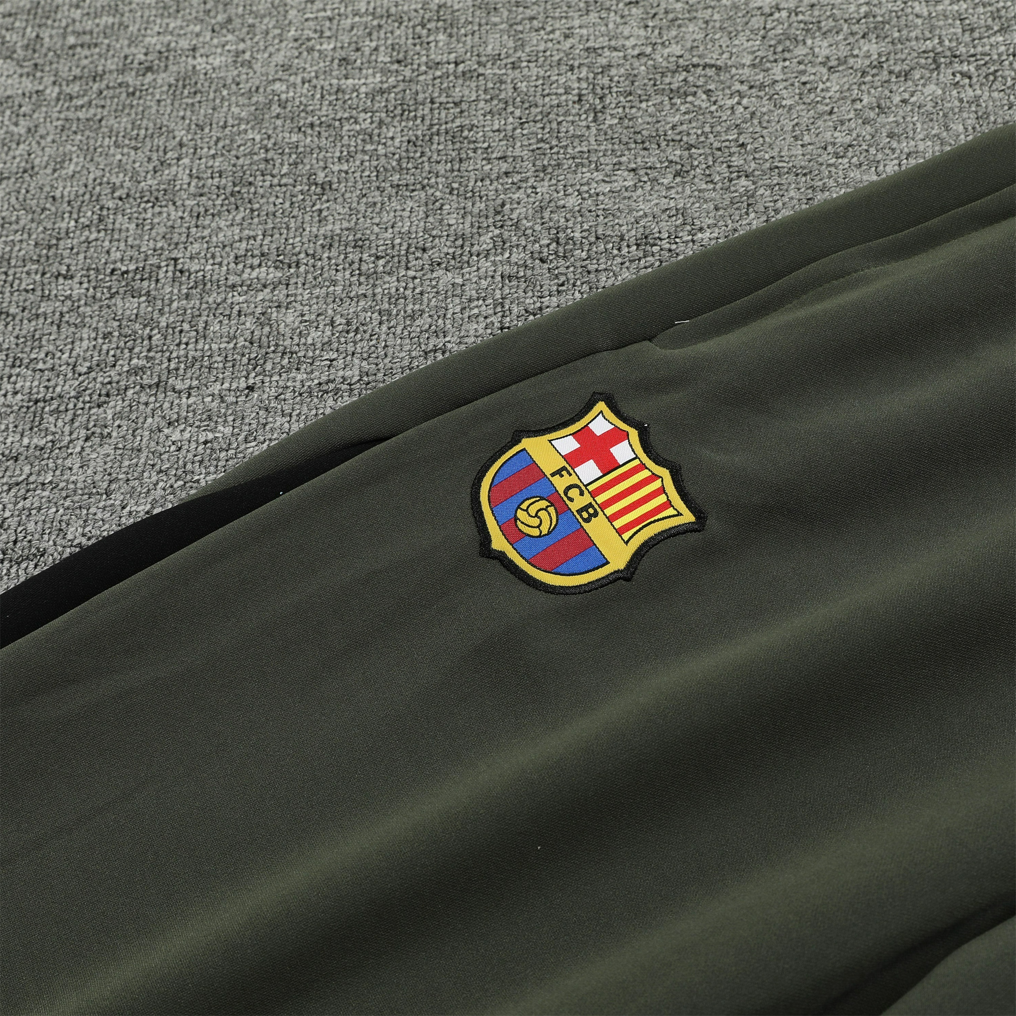 B.A.R.S.A 23-24 Jacket Training Tracksuit Green - Unitedfutballjersey