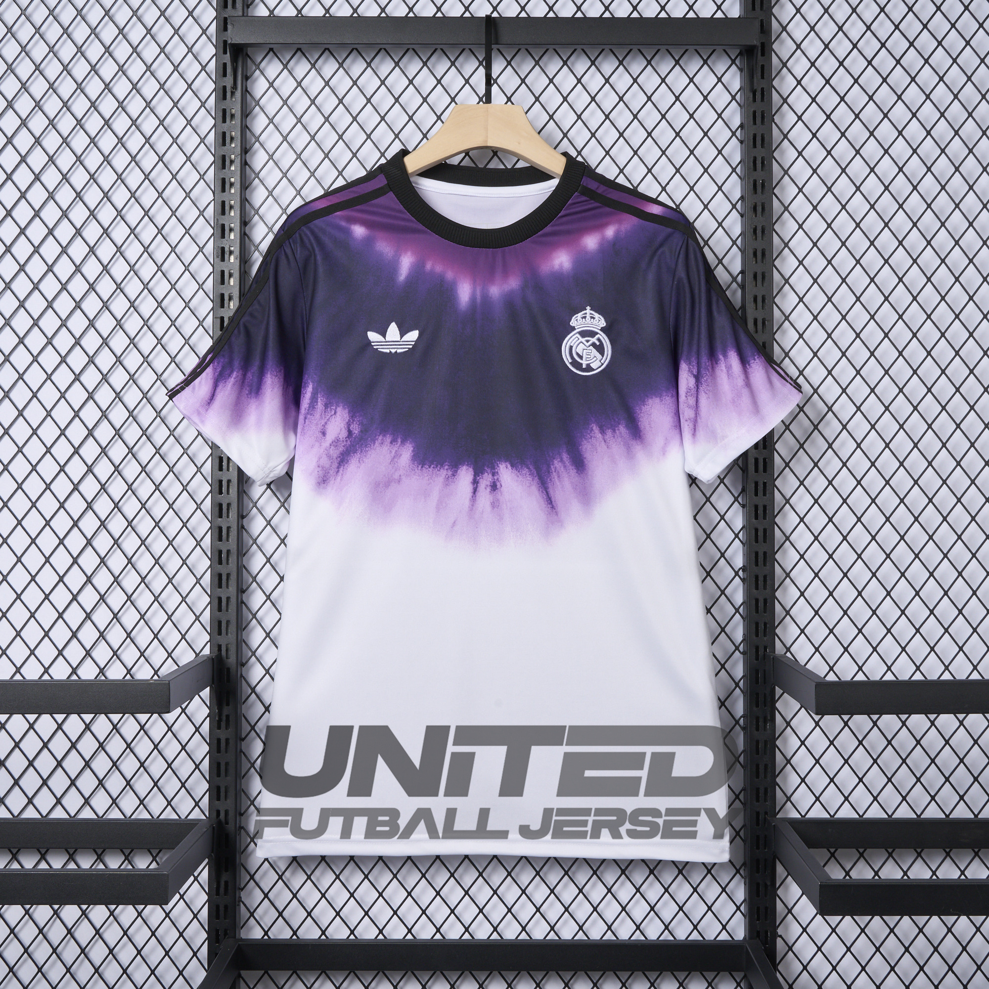 Real Madrid 24-25 White & Purple Spring Festival Special Edition Jersey - Fans Version - Unitedfutballjersey