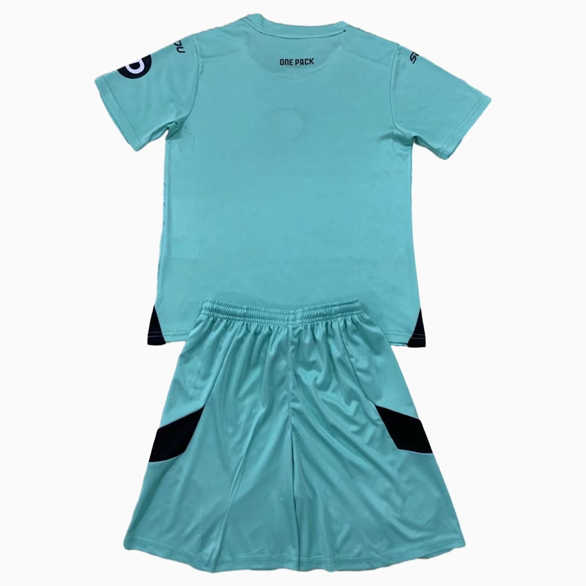 Wolverhampton Wanderers Wolves 24-25 Goalkeeper Lake Blue Kids Kit - Unitedfutballjersey