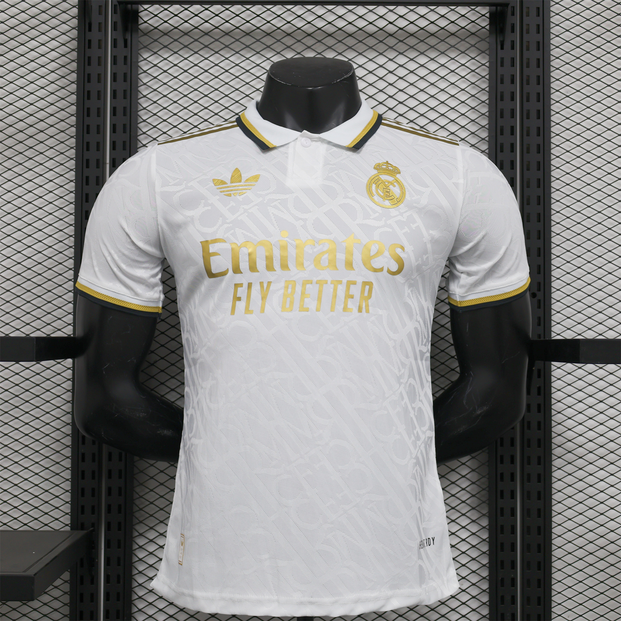 Real Madrid 24-25 White Gold Special Edition Jersey - Player Version - Unitedfutballjersey