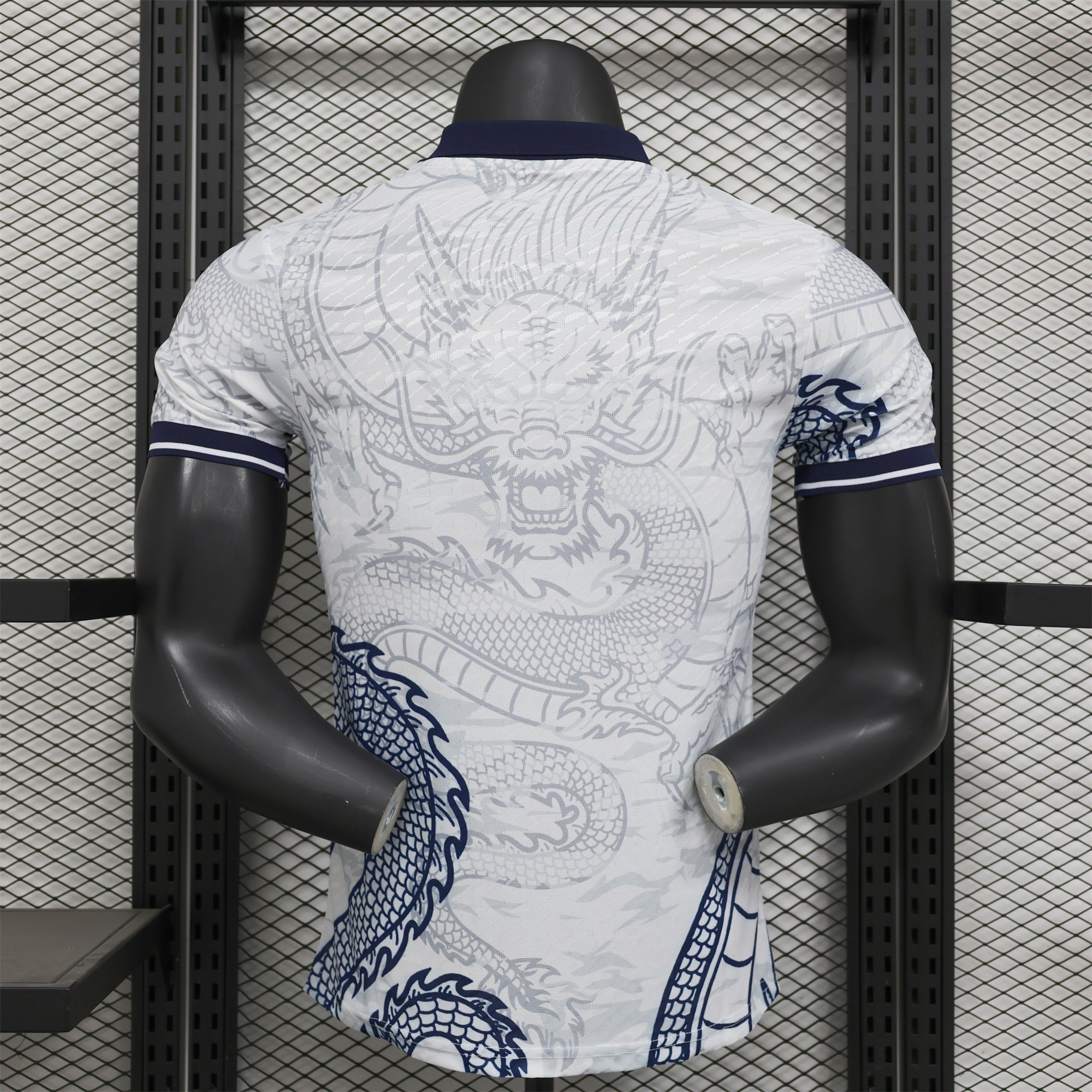 Real Madrid 24-25 Black Dragons Pattern White Special Edition Jersey - Player Version - Unitedfutballjersey