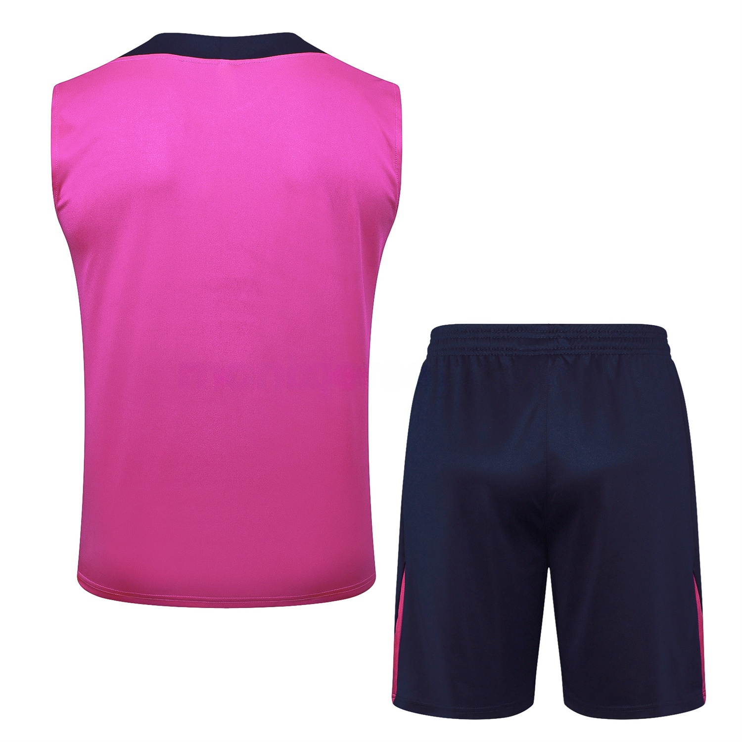 Barcelona 25-26 Vest Training Set - Purple Pink Vest and Black Shorts - Unitedfutballjersey