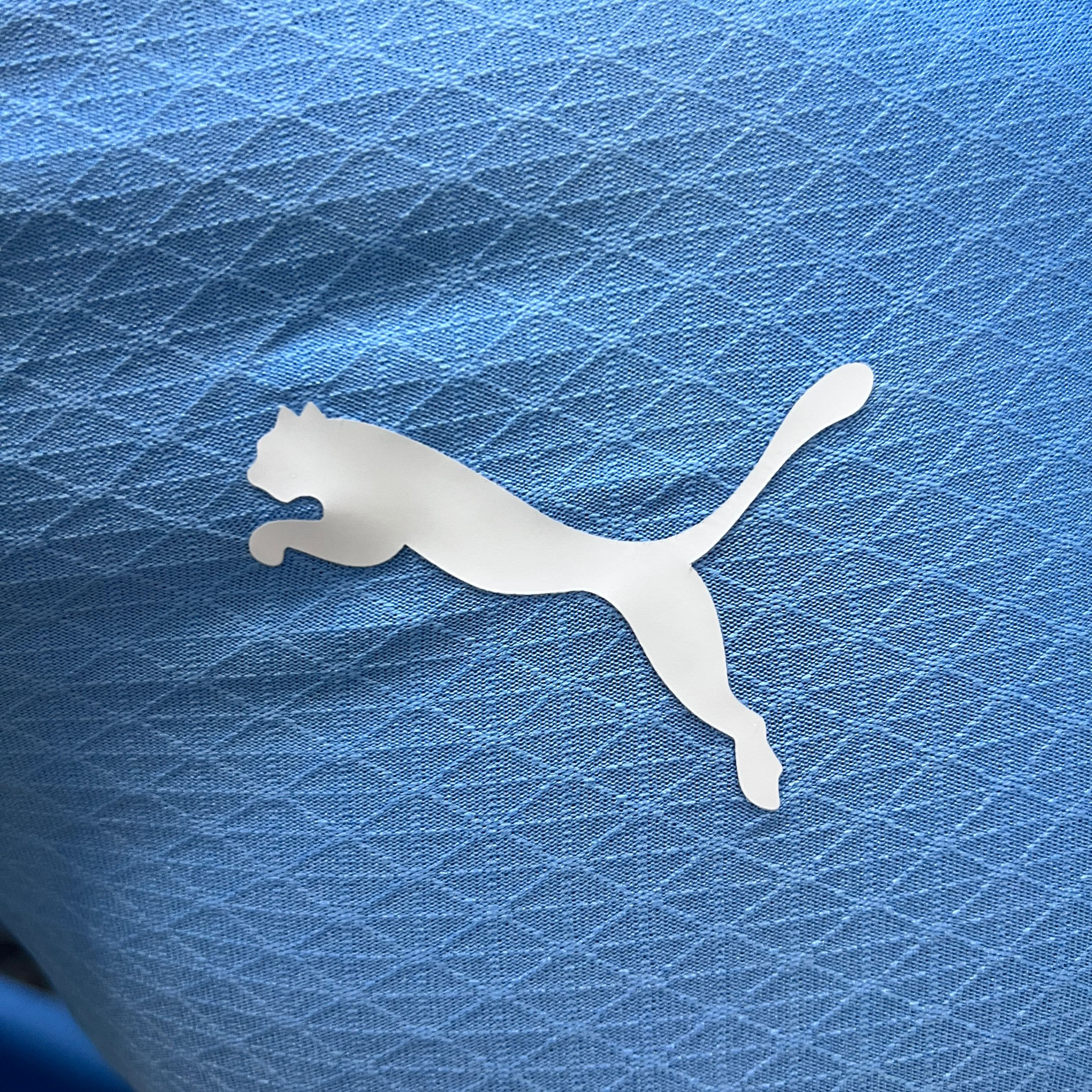 Manchester City 24-25 Home Long Sleeve Jersey - Player Version - Unitedfutballjersey