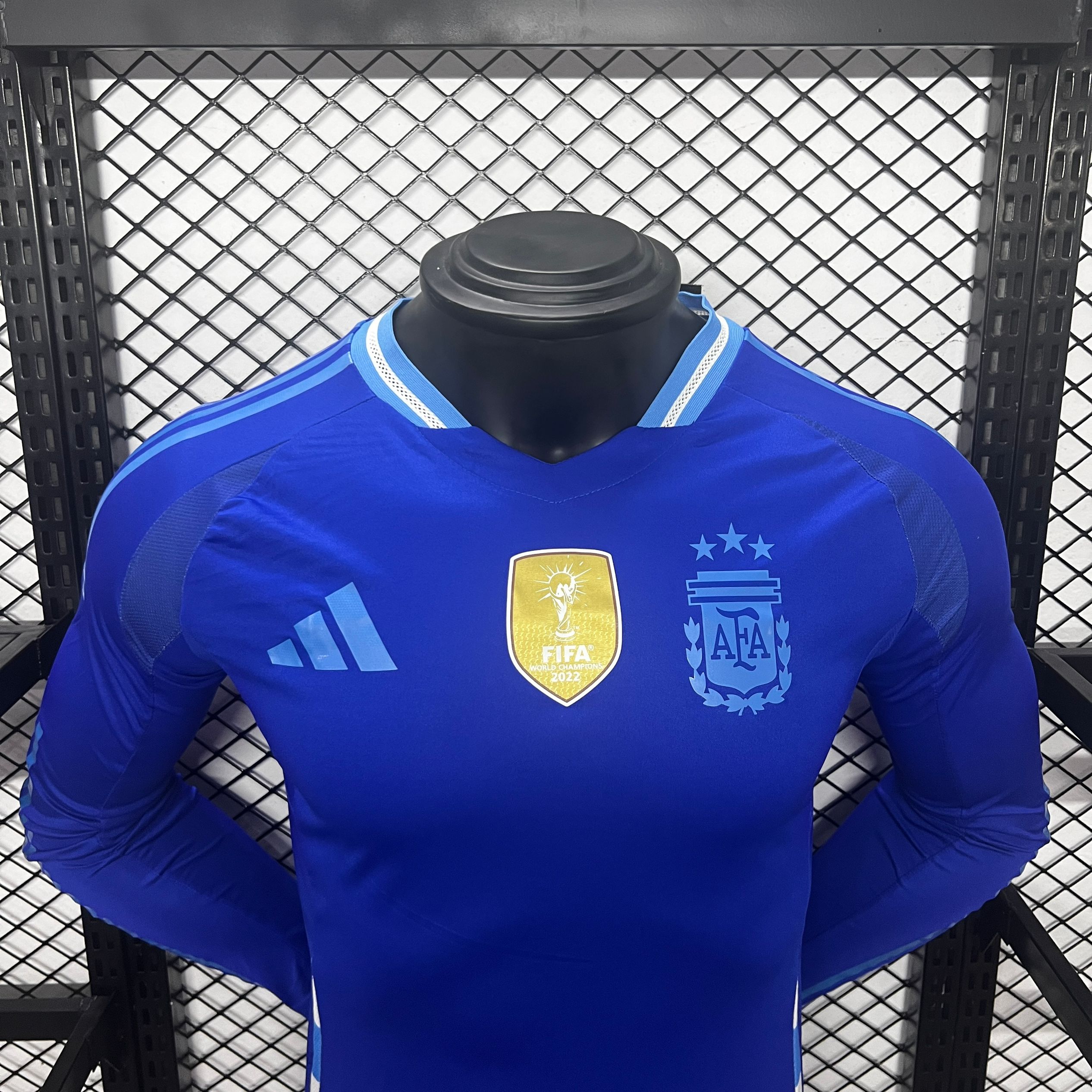 Argentina 2024 Away Long Sleeve Jersey - Player Version - Unitedfutballjersey