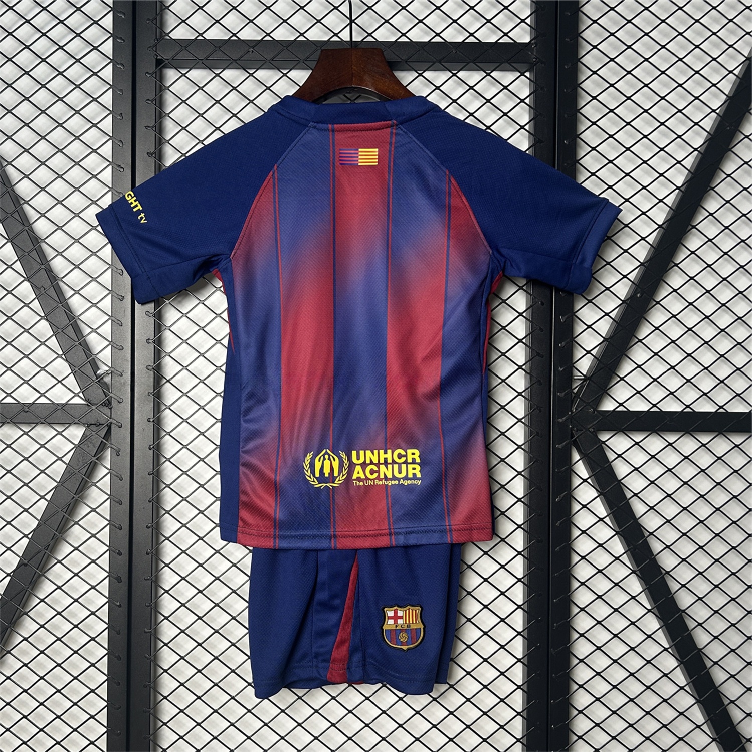 Barcelona 25-26 Home Kids Kit - Fans Version - Unitedfutballjersey