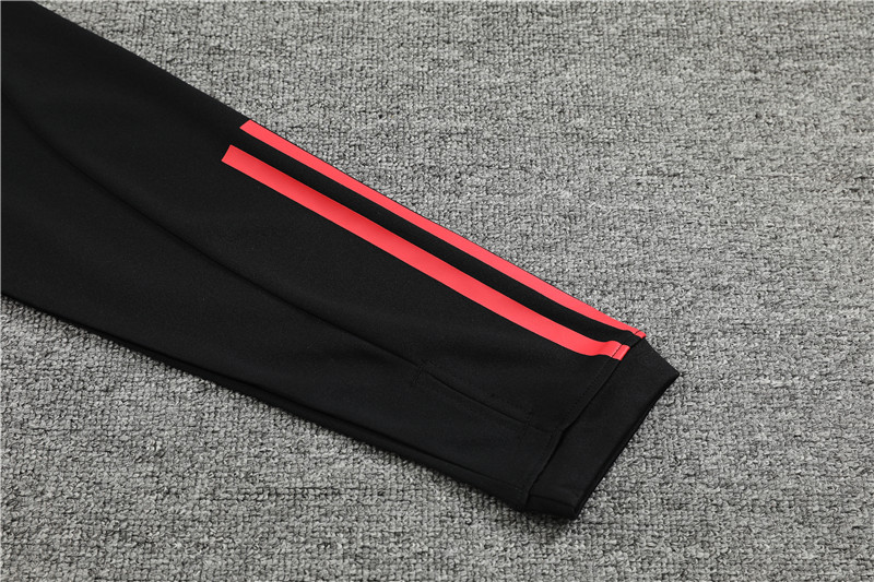 Manchester United 23-24 Long Sleeve Training Set -Black - Unitedfutballjersey