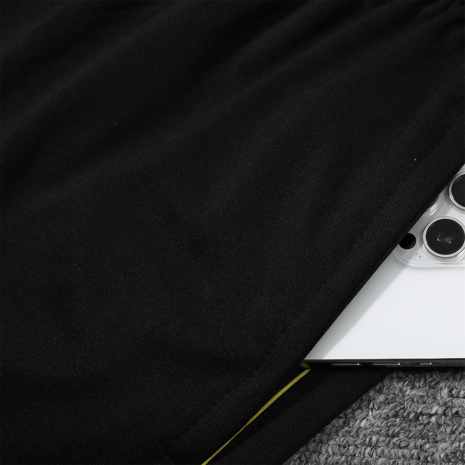 Dortmund 25-26 POLO Short-Sleeve Training Set - Black Top and Pants - Unitedfutballjersey