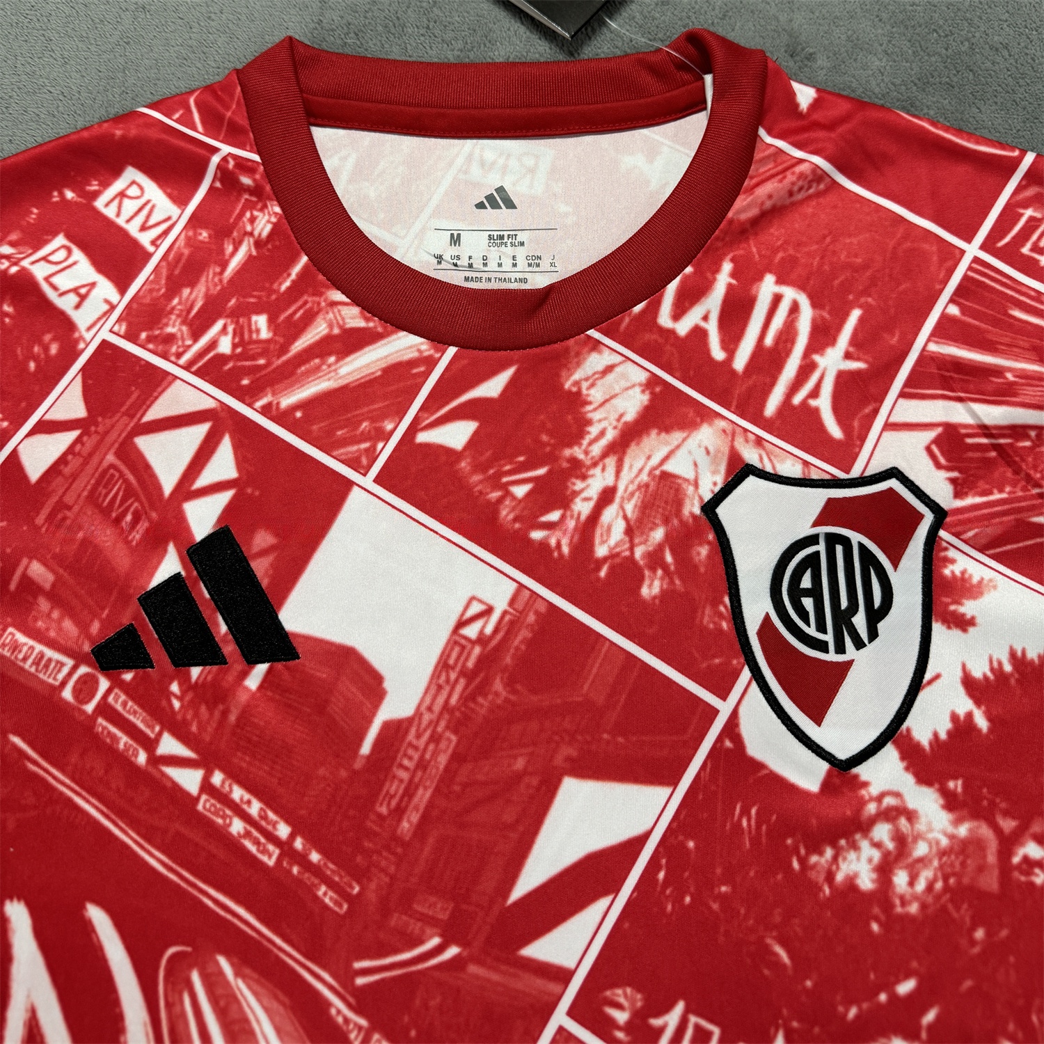 River Plate 25-26 Red Pre-Match Training Jersey - Fans Version - Unitedfutballjersey