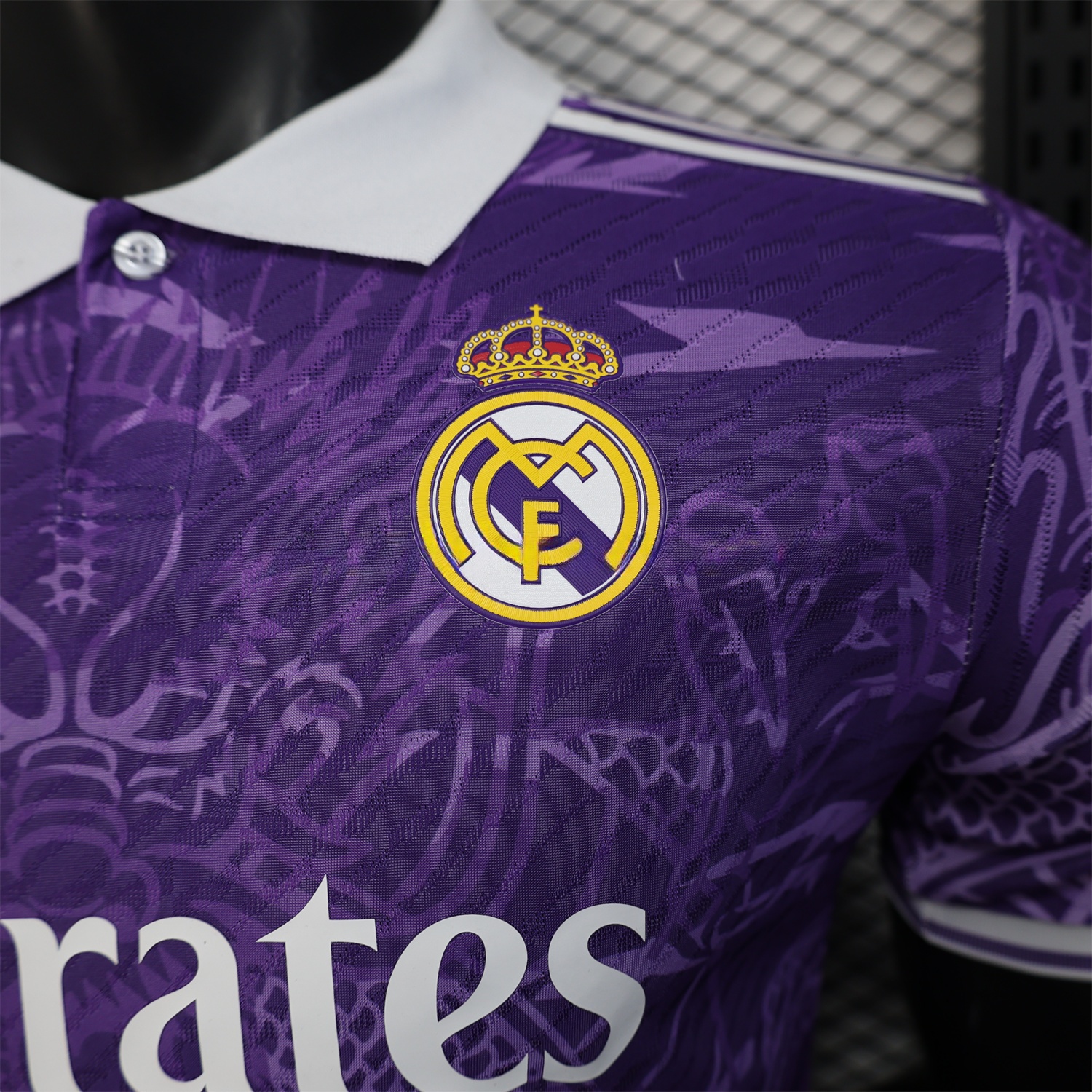 Real Madrid 24-25 Purple Loong POLO Jersey - Player Version - Unitedfutballjersey