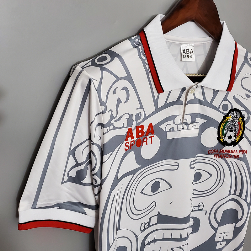 Retro Mexico 1998 Away Stadium Jersey - Unitedfutballjersey