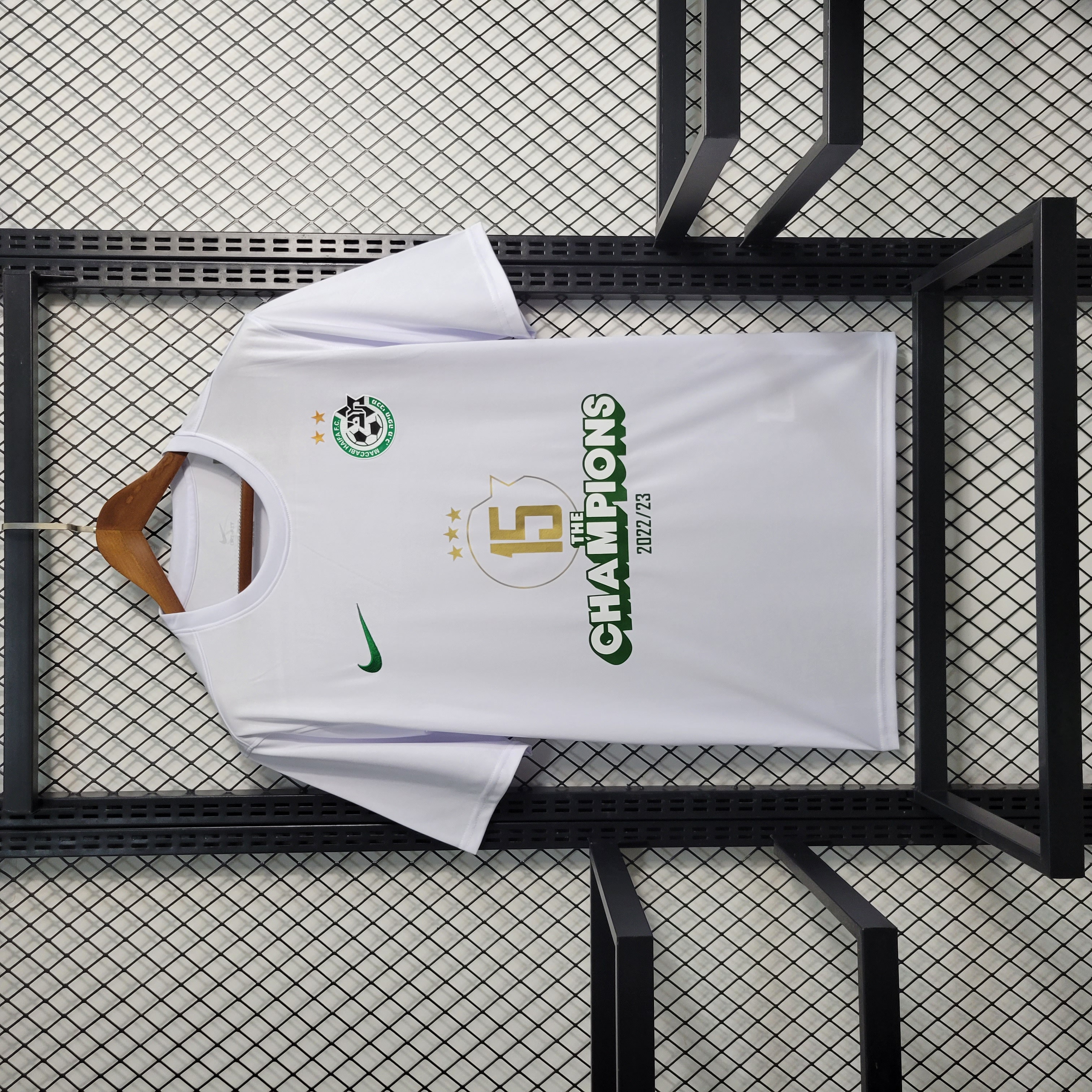 23-24 Maccabi White Champions Jersey - Unitedfutballjersey