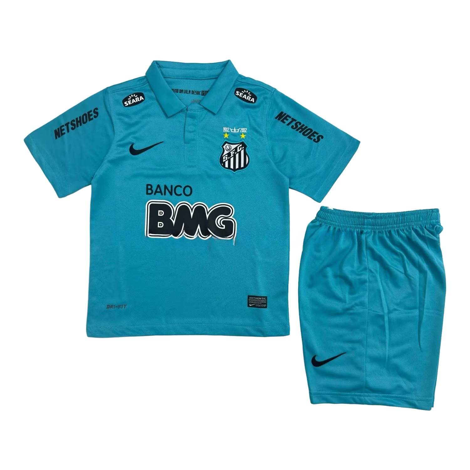 Retro Santos 2012 Third Kids Kit - Unitedfutballjersey