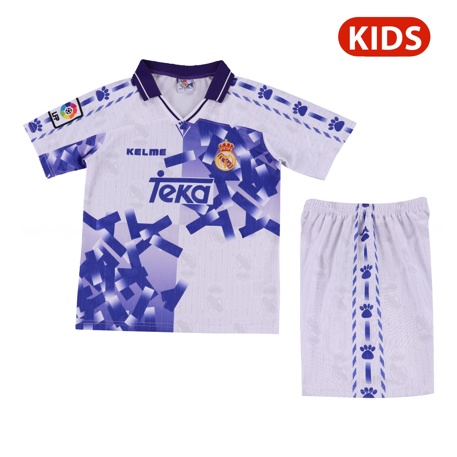 Retro Real Madrid 96-97 Third Kids Kit - Unitedfutballjersey