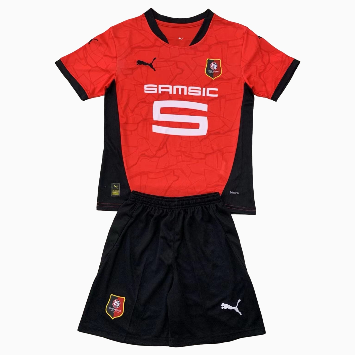 Stade Rennais 24-25 Home Kids Kit - Unitedfutballjersey