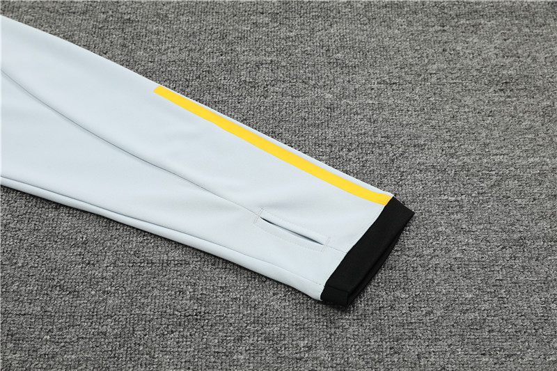 Algeria 23-24 Kids Long Sleeve Training Set Black and White - Unitedfutballjersey