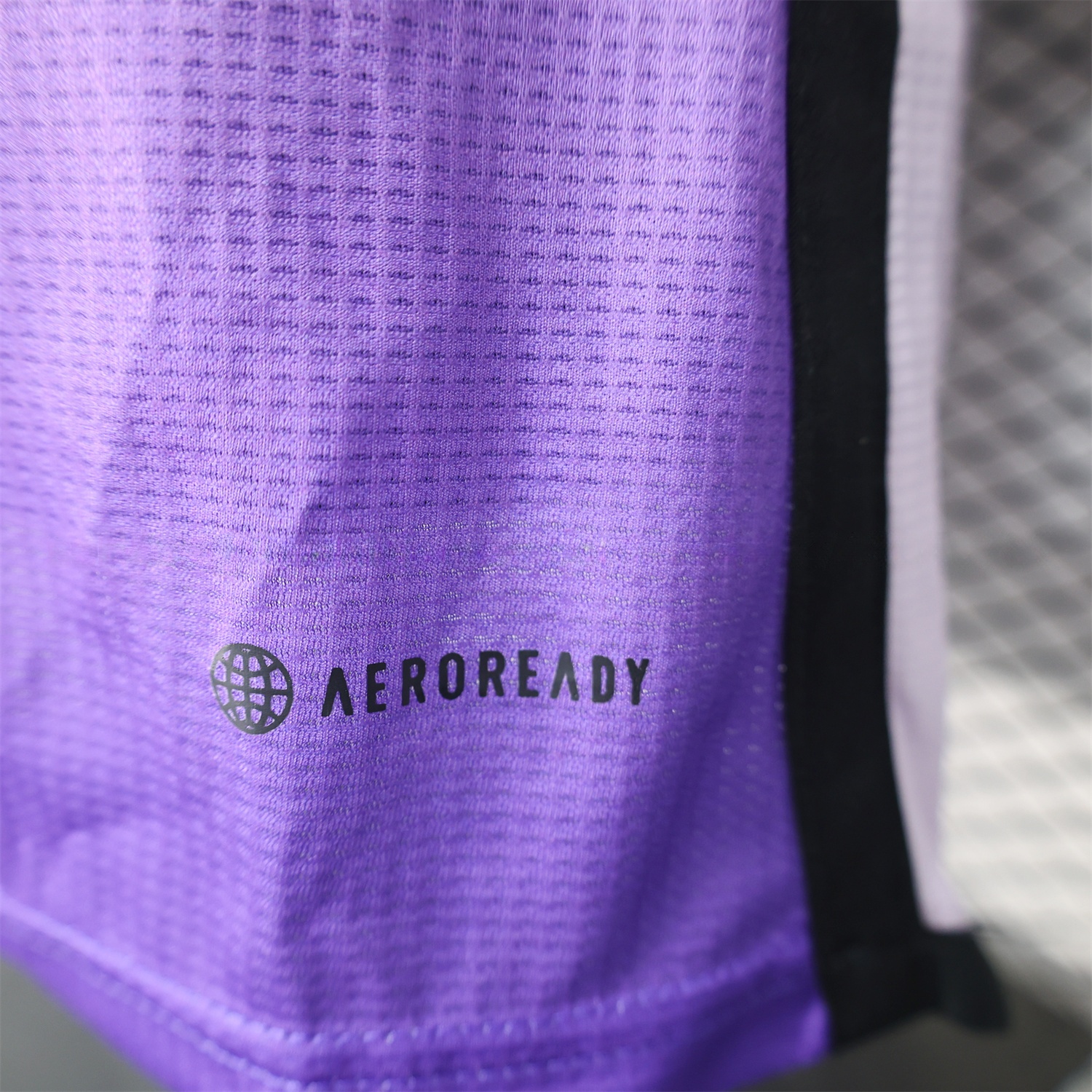 Algeria 25-26 White-purple Gradient Jersey with Black Chest Text - Player Version - Unitedfutballjersey