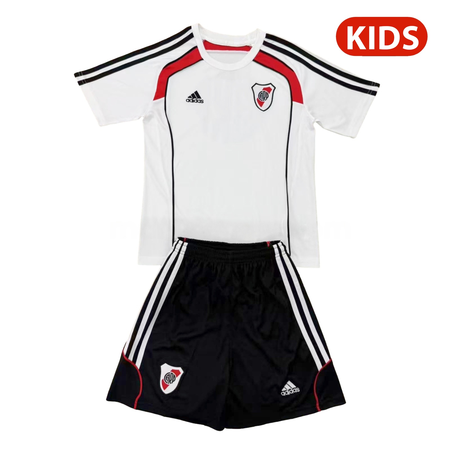 River Plate 25-26 Urban Purist Throwback White Kids Kit - Unitedfutballjersey