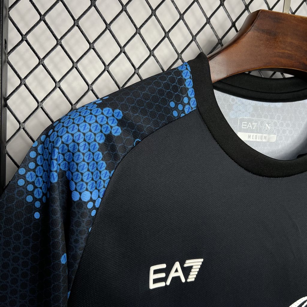Napoli 24-25 Black Blue Training Jersey - Fans Version - Unitedfutballjersey
