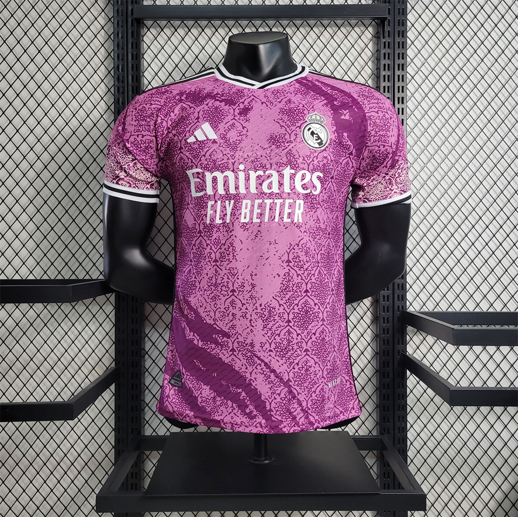Real Madrid 23-24 Pink Special Edition Jersey - Player Version - Unitedfutballjersey