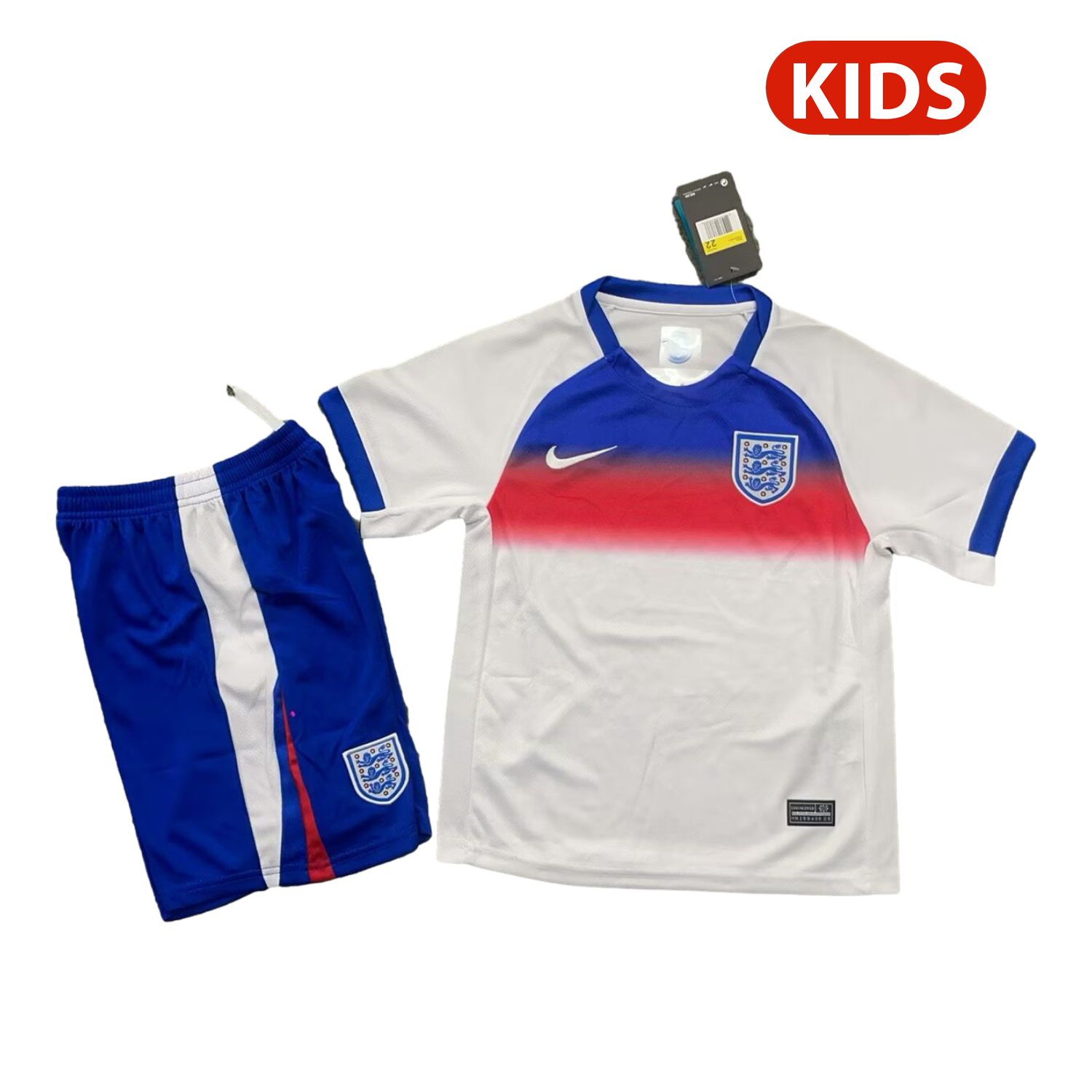England 25-26 Home Kids Kit - Unitedfutballjersey