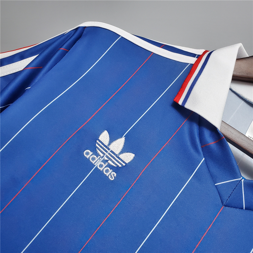 Retro France 1982 Home Stadium Jersey - Unitedfutballjersey