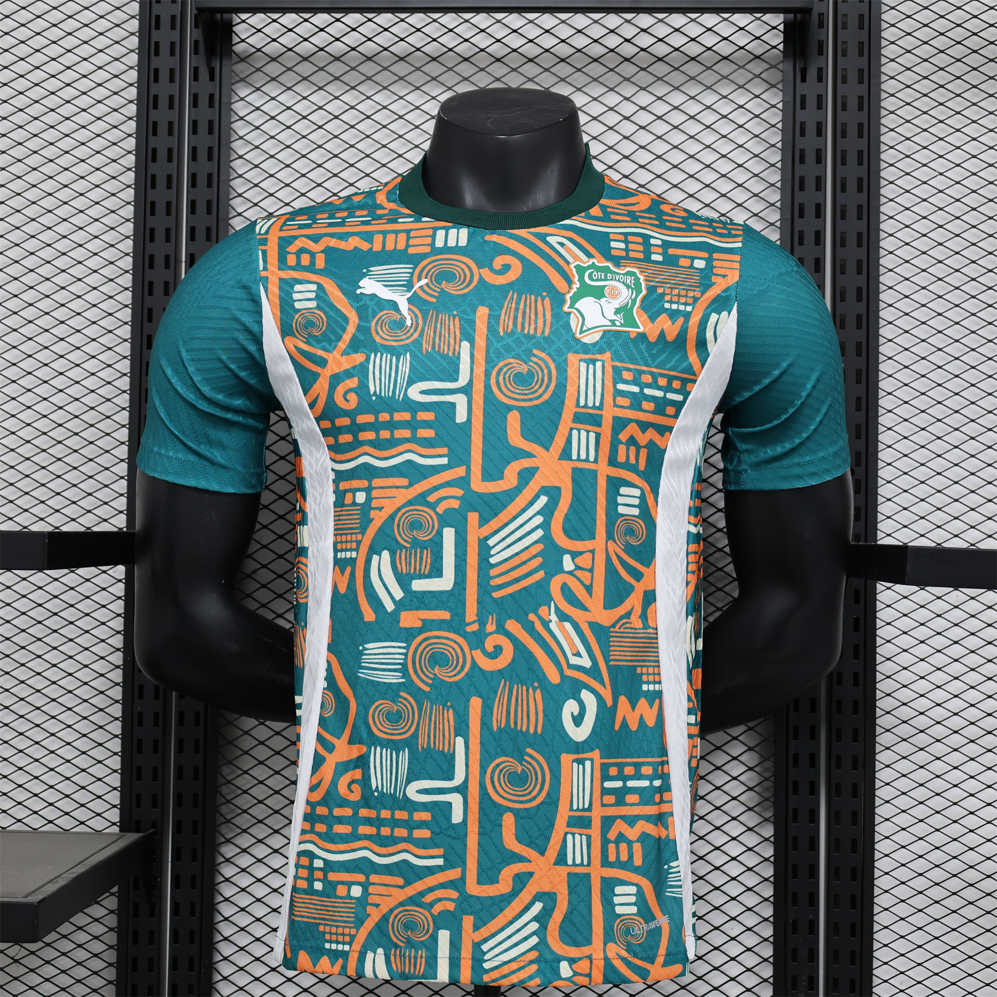 Ivory Coast 2024 Pre-Match Training Jersey - Player Version - Unitedfutballjersey