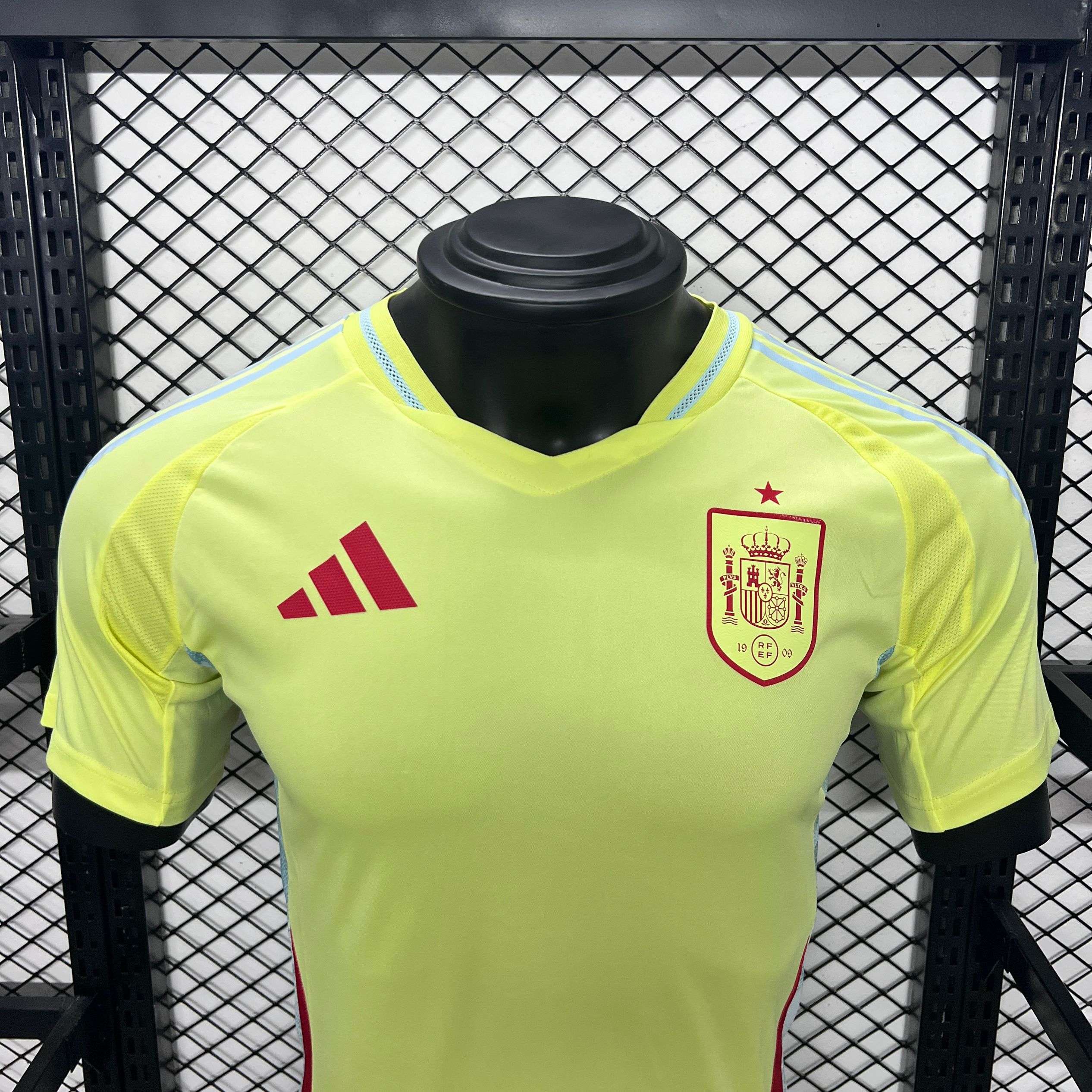 Spain 2024 Away Stadium Jersey - Player Version - Unitedfutballjersey