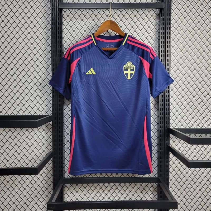 Sweden 2024 Away Jersey - Fans Version - Unitedfutballjersey