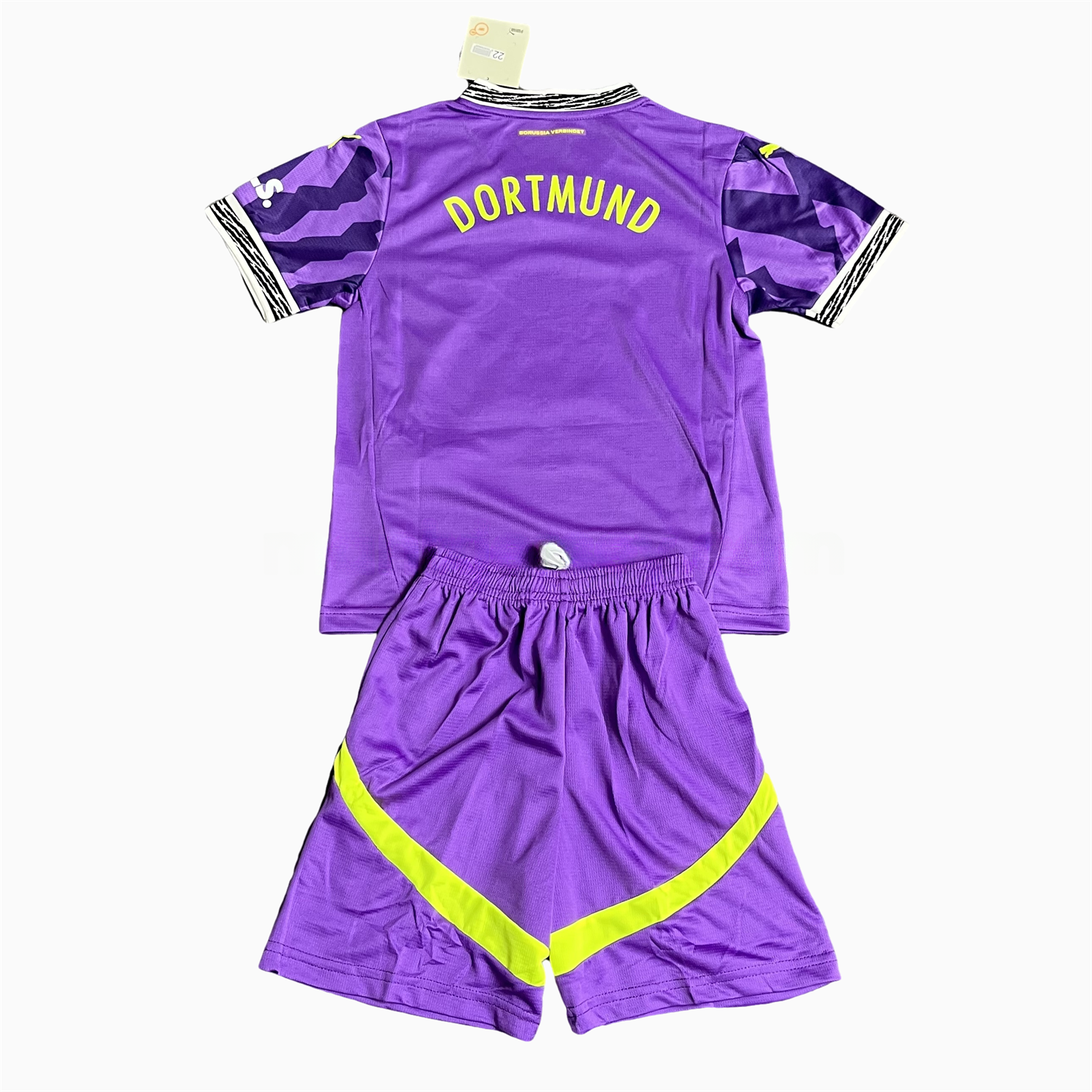 Dortmund 24-25 Purple Goalkeeper Special Edition Kids Kit - Unitedfutballjersey