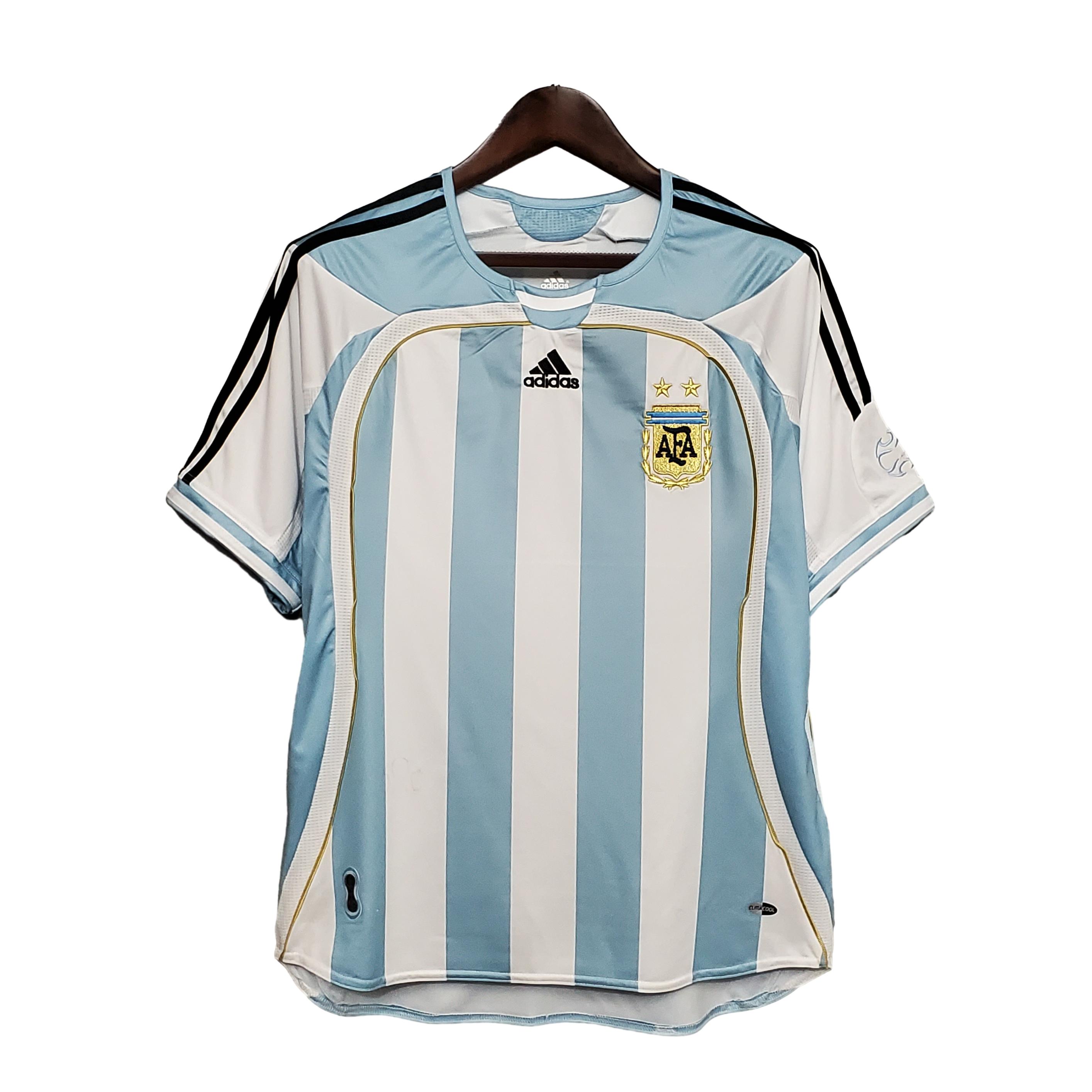 Retro Argentina 2006 Home Stadium Jersey - Unitedfutballjersey