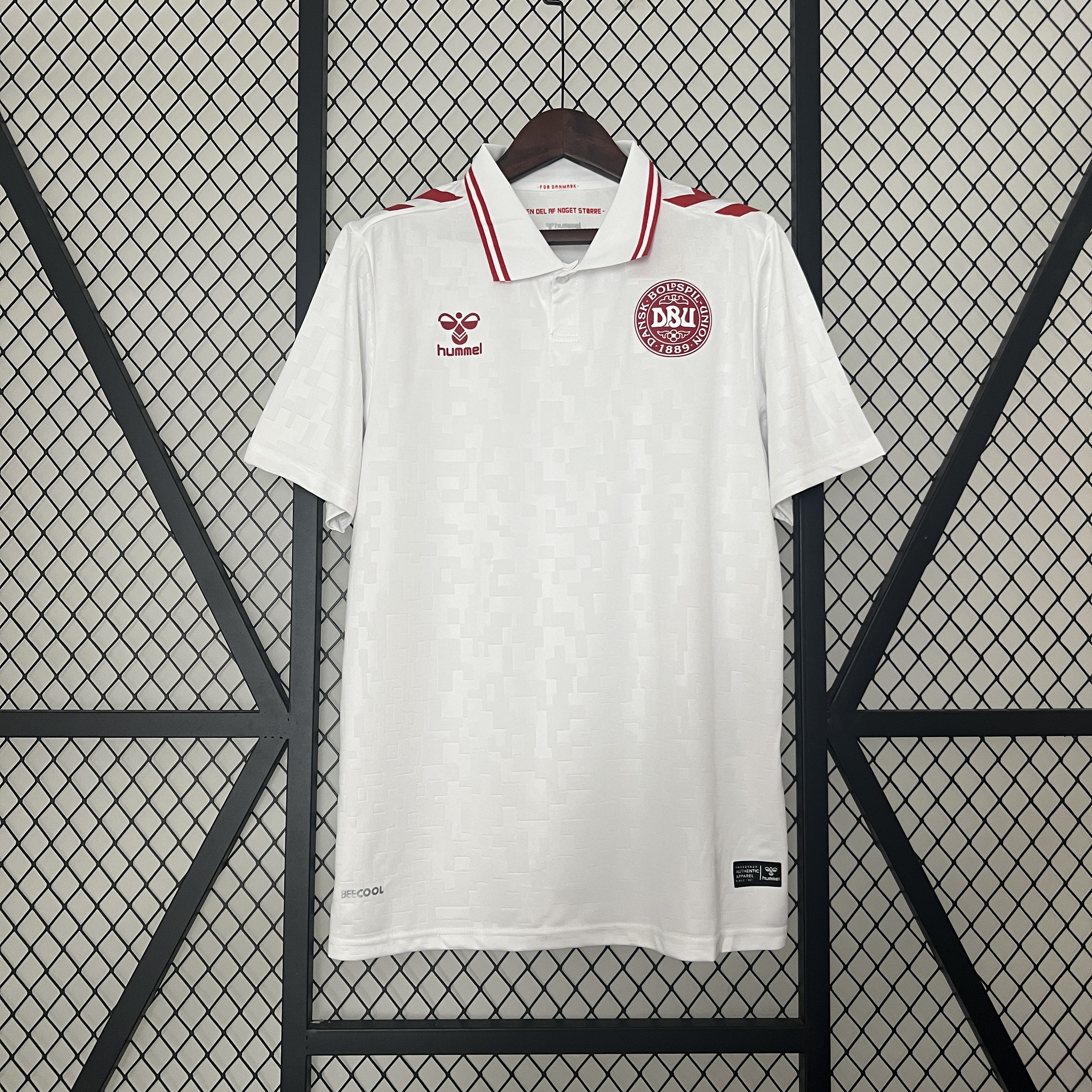 Denmark 2024 Away Stadium Jersey - Fans Version - Unitedfutballjersey