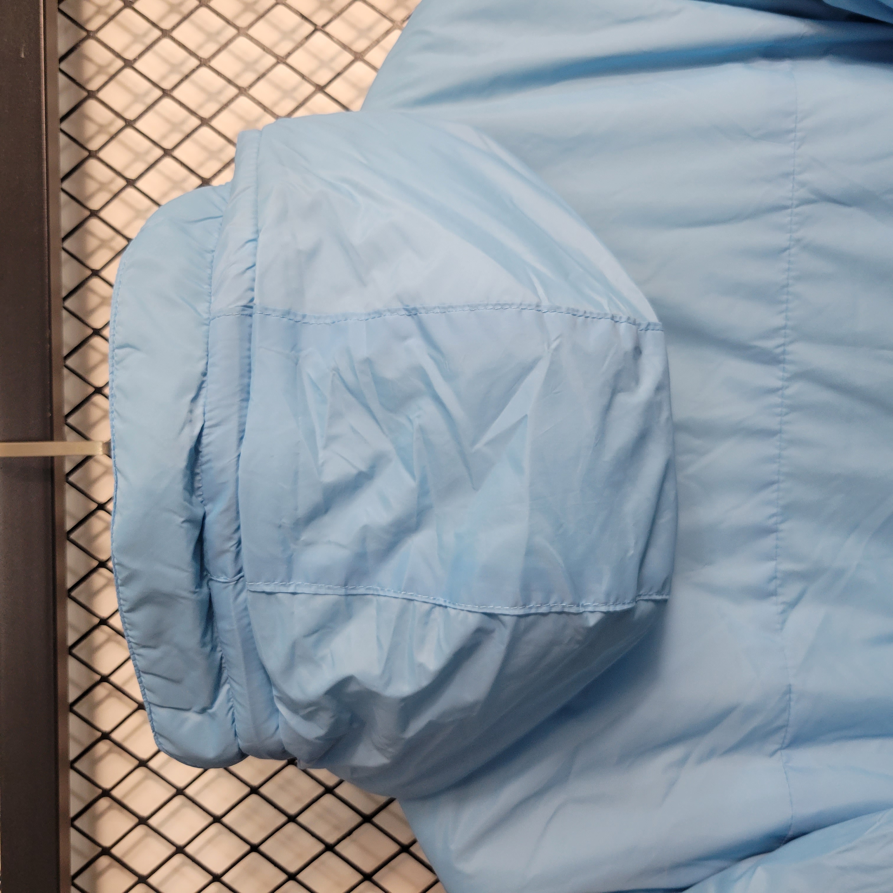 Manchester City 23-24 Men's Hooded Thermal Cotton Jacket - Blue - Unitedfutballjersey