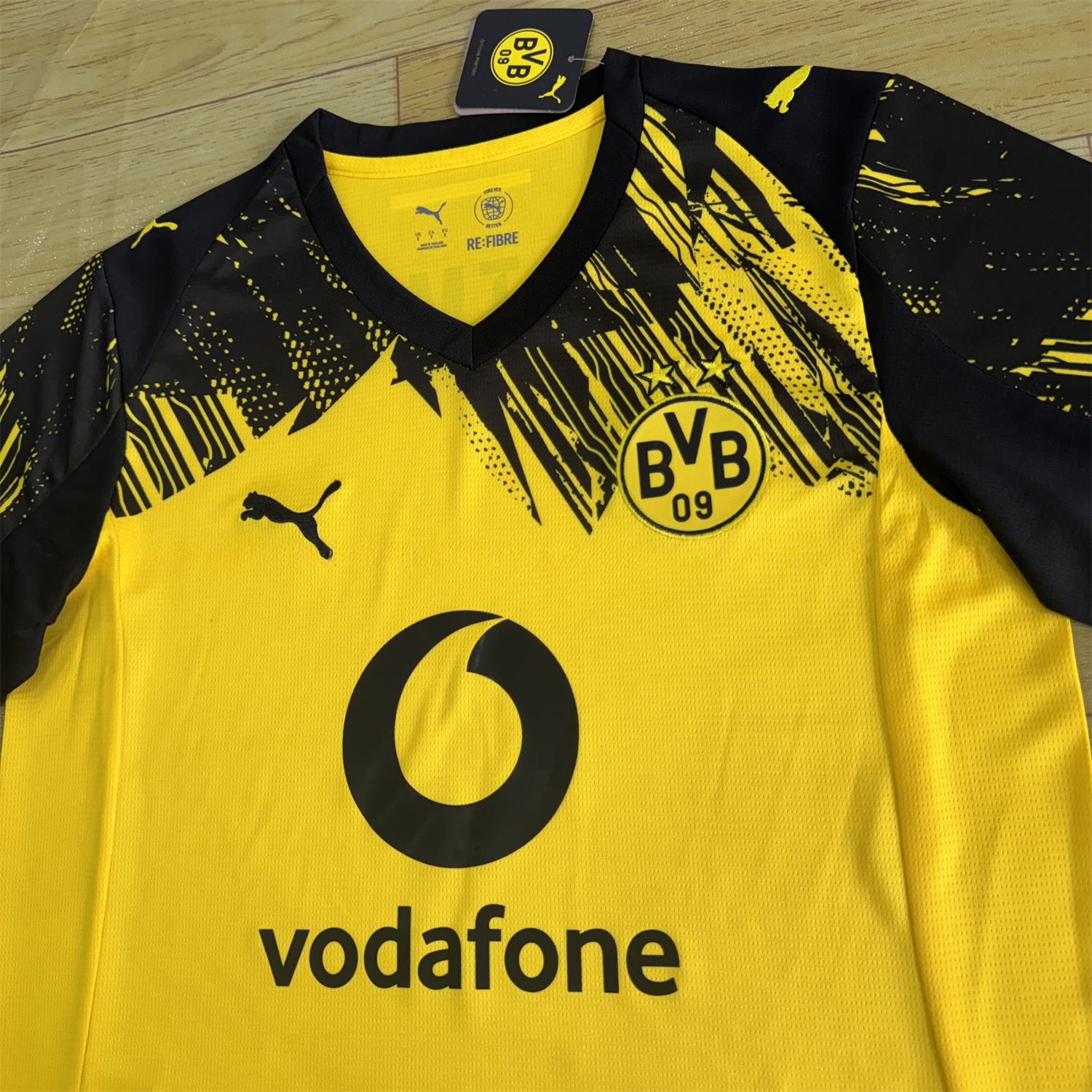 Dortmund 25-26 Home Unsponsored Jersey With Chest Sponsor - Fans Version - Unitedfutballjersey